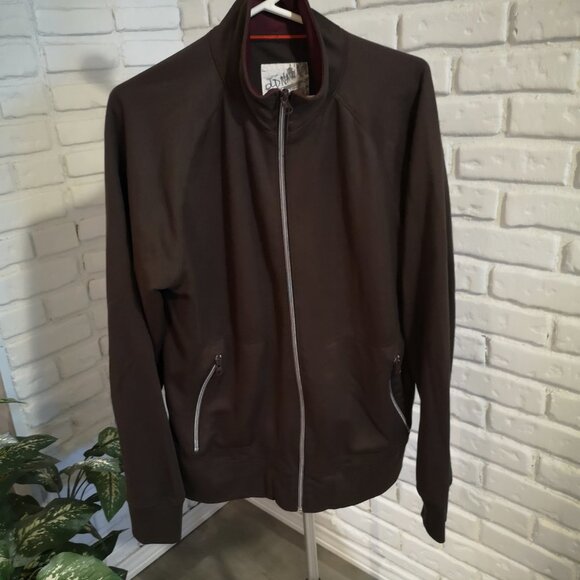 Old Navy Men's Brown Full Zip Lightweight Athletic Jacket - Picture 2 of 11